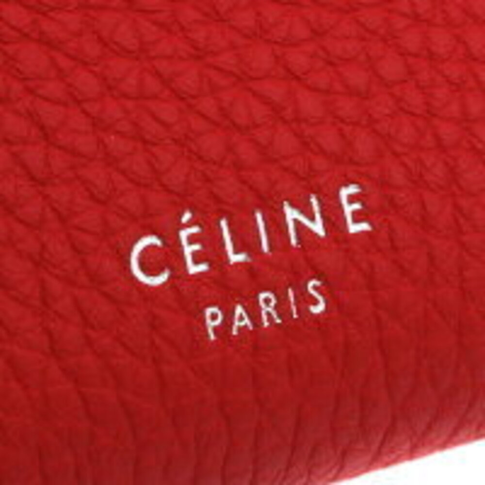 Celine Multifunction Wallet Long Red Flap Pop - Picture 3 of 5